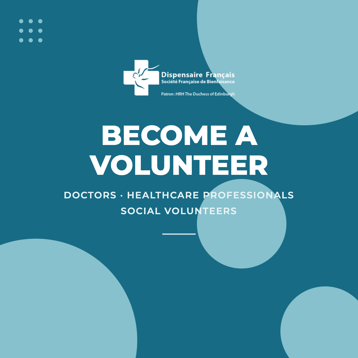 Become a Volunteer at the Dispensaire Français